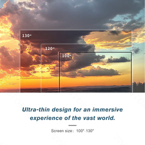 Écran de projection VIVIDSTORM Fusion ALR à cadre fixe et longue portée amélioré