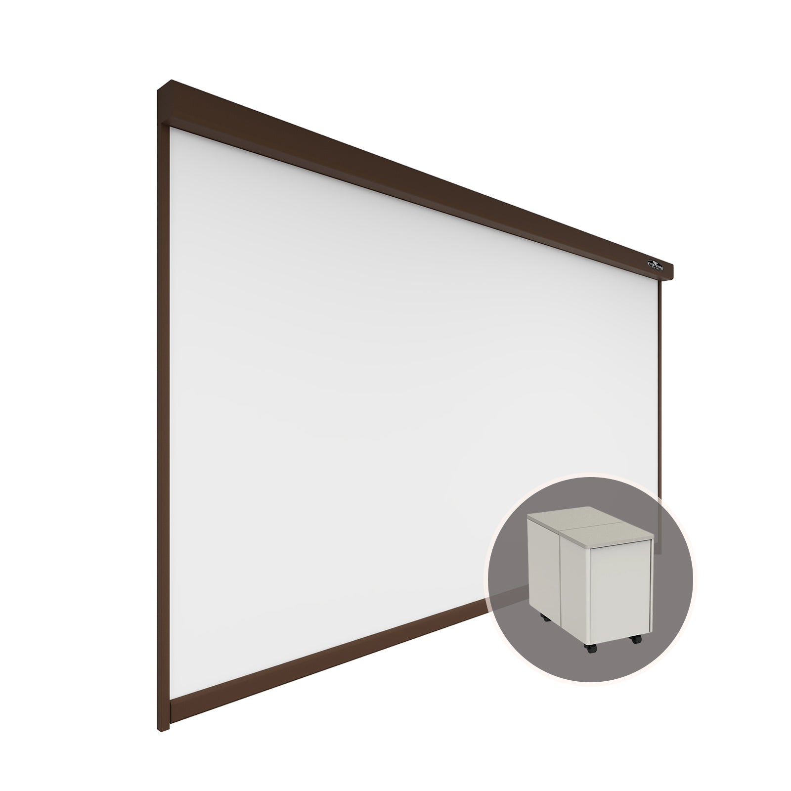 Bundle VIVIDSTORM Motorised Long Throw Projector Cabinet Astra & DuraPlus Weatherproof Motorized Outdoor Projector Screen