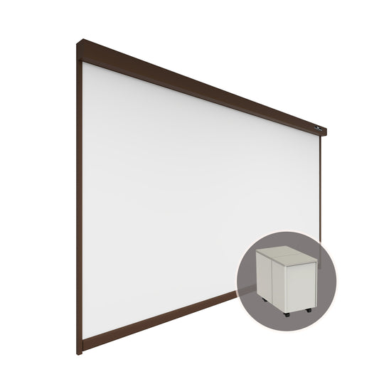 Bundle VIVIDSTORM Motorised Long Throw Projector Cabinet Astra & DuraPlus Weatherproof Motorized Outdoor Projector Screen