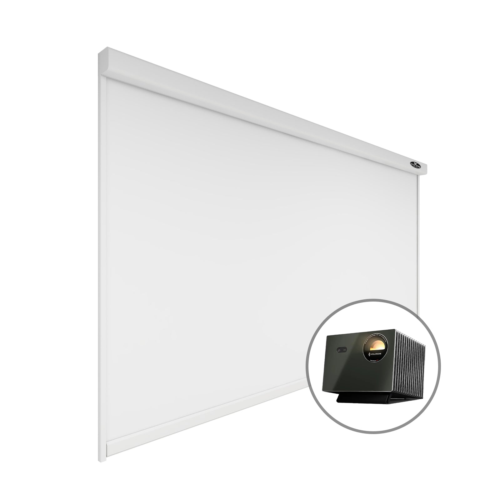 Bundle Valerion VisionMaster Pro2 Projector & VIVIDSTORM DuraPlus Weatherproof Motorized Outdoor Projector Screen