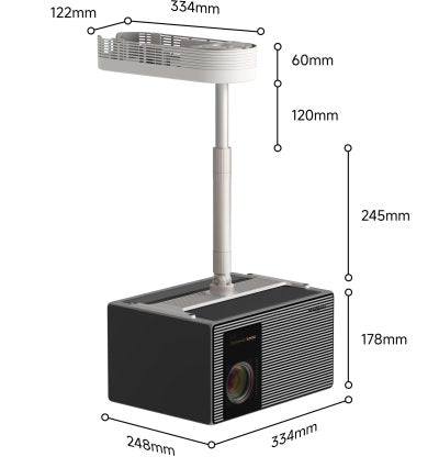 XGIMI Ceiling Mount (Interface B) for TITAN Noir Series