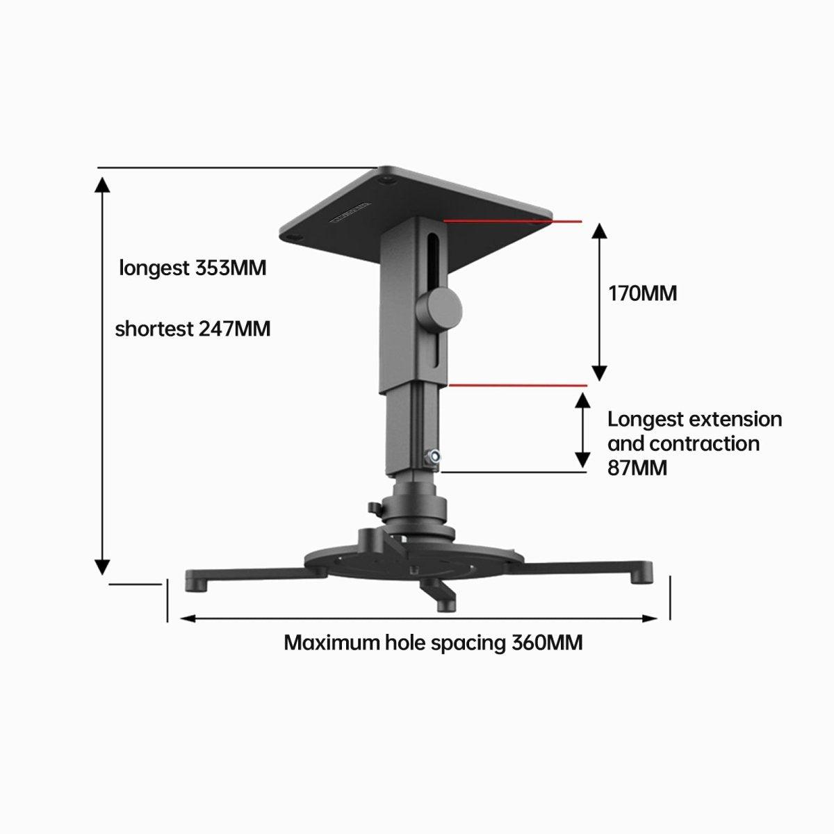 VIVIDSTORM Heavy Duty Adjustable Projector Mounting Kit - VIVIDSTORM