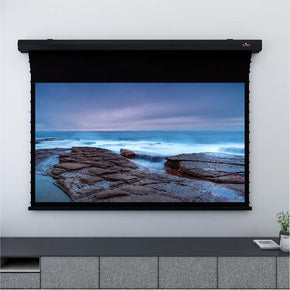 VIVIDSTORM Pearl White Cinema Plus Motorized Tension Floor Rising Projector screen - VIVIDSTORM