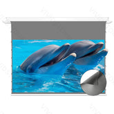 VIVIDSTORM PHANTOM Recessed In-Ceiling Motorized Tension Obsidian Long Throw ALR Projector screen - VIVIDSTORM