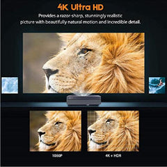 OMMC L4K1 4K UHD Home Theatre Ultra Short Throw Laser Projector -2500 ANSI Lumens - VIVIDSTORM