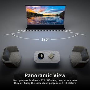 VIVIDSTORM S PRO Motorized Tension Floor Rising UST ALR Projector Screen - VIVIDSTORM