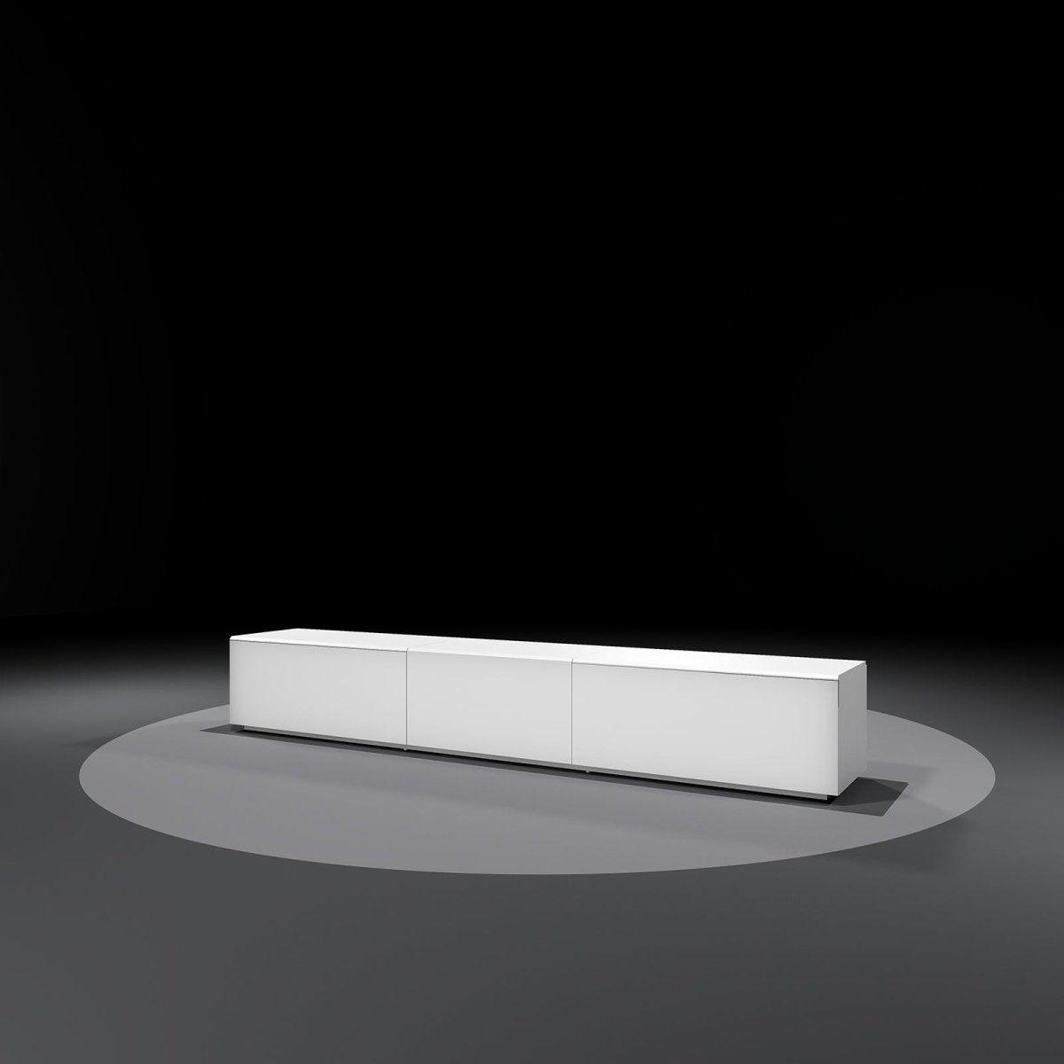 Newest VIVIDSTORM Fully Concealed Motorized 120inch Laser TV Cabinet PARIS - VIVIDSTORM