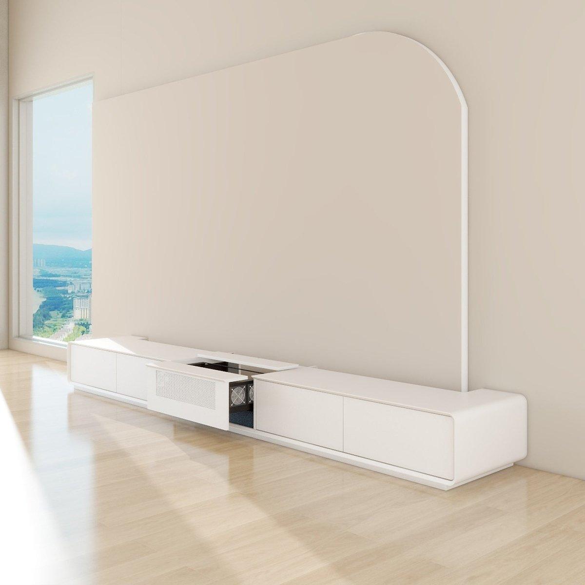 VIVIDSTORM Motorised Laser TV Cabinet Copenhagen - VIVIDSTORM