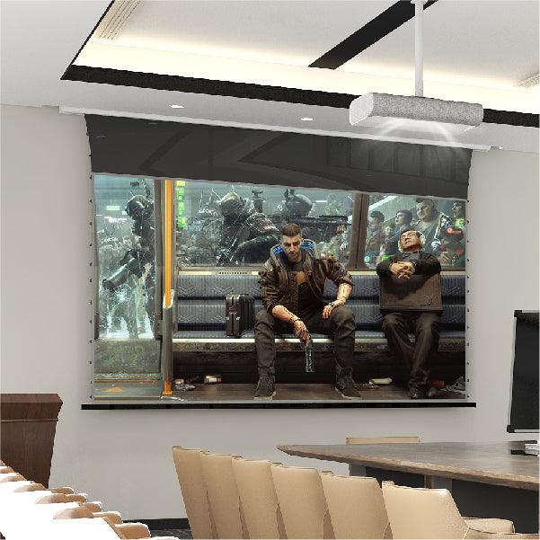 VIVIDSTORM PRO A Slimline Motorized Tension UST ALR Projector screen - VIVIDSTORM