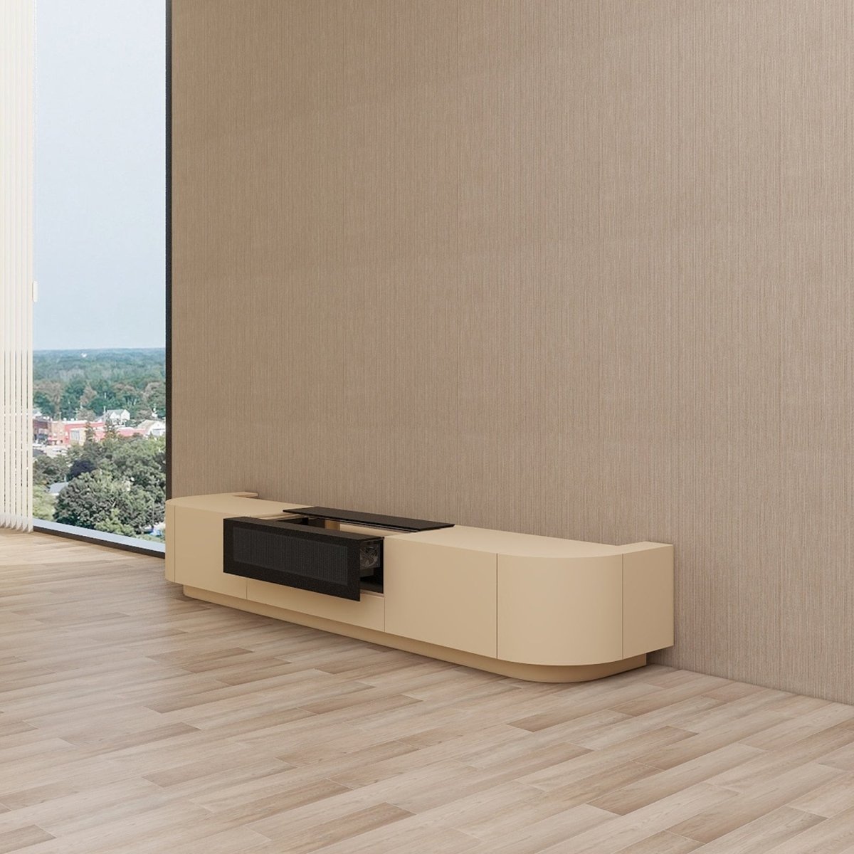 VIVIDSTORM Motorized Laser TV Cabinet Florence - VIVIDSTORM