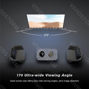 VIVIDSTORM CineVision Pro Fixed Frame UST ALR Projector Screen - VIVIDSTORM