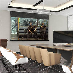 VIVIDSTORM PRO PA Slimline Motorized Tension UST ALR Projector screen - VIVIDSTORM