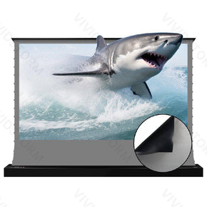 VIVIDSTORM TITAN Motorized Tension Floor Rising Projector screen-Giant size screen 160inch to 200inch - VIVIDSTORM