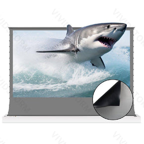 VIVIDSTORM TITAN Motorized Tension Floor Rising Projector screen-Giant size screen 160inch to 200inch - VIVIDSTORM