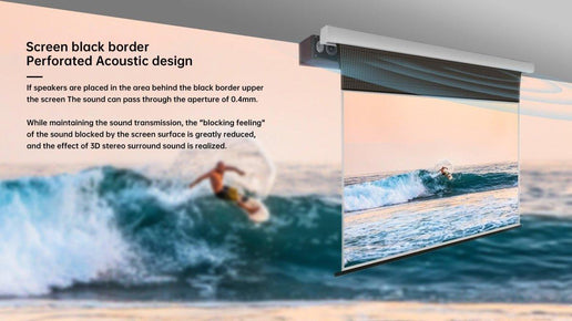 VIVIDSTORM PRO PA Slimline Motorized Tension UST ALR Projector screen - VIVIDSTORM