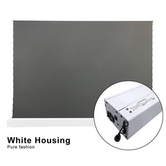 VIVIDSTORM S ALR P Motorized Tension Floor Rising Obsidian Long Throw ALR Perforated Projector screen - VIVIDSTORM