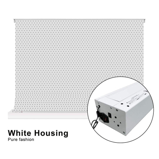 VIVIDSTORM S White Cinema Perforated Motorized Tension Floor Rising Projector screen - VIVIDSTORM