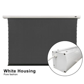 VIVIDSTORM ALR P Slimline Motorized Tension Obsidian Long Throw ALR Perforated Projector screen - VIVIDSTORM