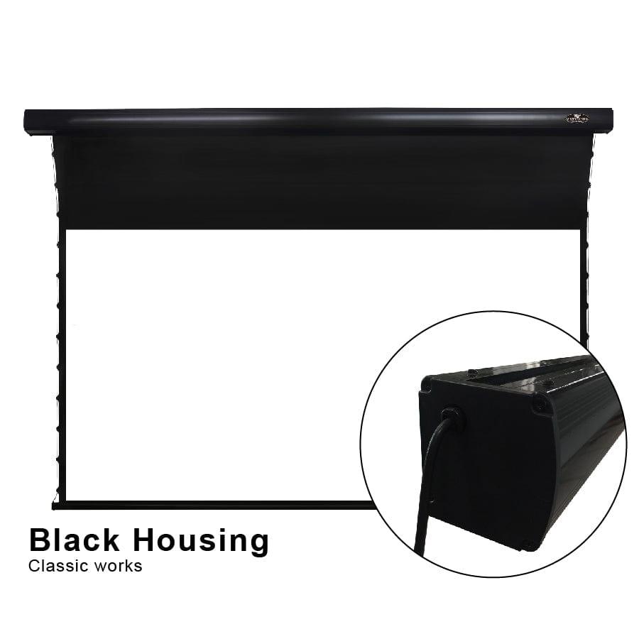 VIVIDSTORM White Cinema Slimline Motorized Tension Projector screen - VIVIDSTORM