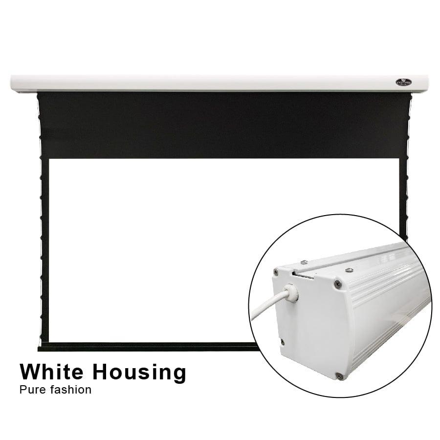 VIVIDSTORM White Cinema Slimline Motorized Tension Projector screen - VIVIDSTORM