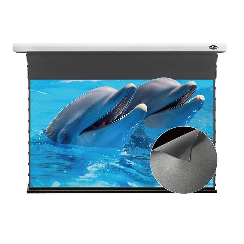 VIVIDSTORM ALR Slimline Motorized Tension Obsidian Long Throw ALR Projector screen - VIVIDSTORM