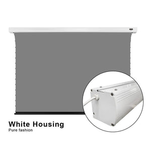 VIVIDSTORM ALR Slimline Motorized Tension Obsidian Long Throw ALR Projector screen - VIVIDSTORM