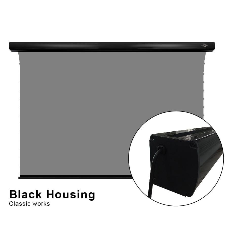 VIVIDSTORM ALR Slimline Motorized Tension Obsidian Long Throw ALR Projector screen - VIVIDSTORM