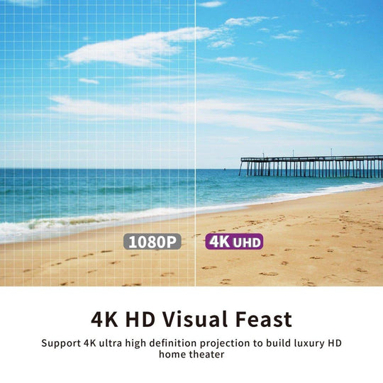VIVIDSTORM Pearl White Cinema Plus Motorized Tension Floor Rising Projector screen - VIVIDSTORM