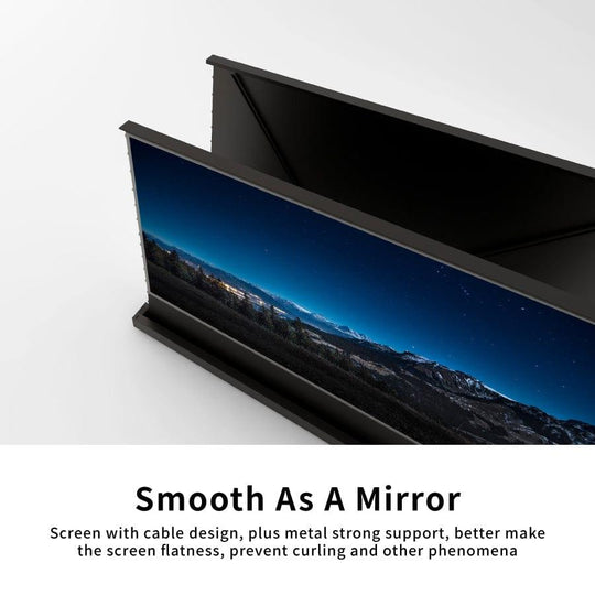 VIVID STORM SINCE 2004 Projection screen S PRO P Electric Tension Floor Screen With Ultra short Throw Ambient Light Rejecting 【For UST Laser Projector】(Sound Perforated Acoustic Transparent)