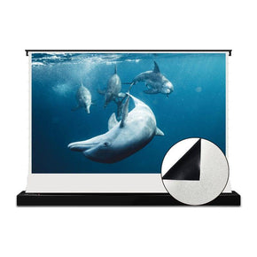 VIVIDSTORM S White Cinema Motorized Tension Floor Rising Projector screen - VIVIDSTORM