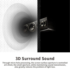 VIVIDSTORM S White Cinema Perforated Motorized Tension Floor Rising Projector screen - VIVIDSTORM