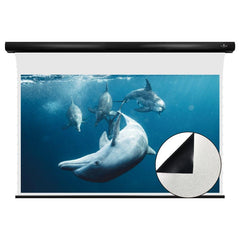 VIVIDSTORM White Cinema Slimline Motorized Tension Projector screen - VIVIDSTORM