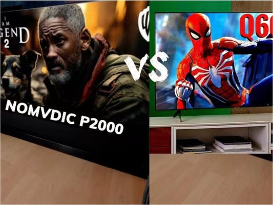 Which one? 4K Samsung Q60C QLED Tv vs 4K Laser Tv NOMVDIC P2000 Projector. - VIVIDSTORM