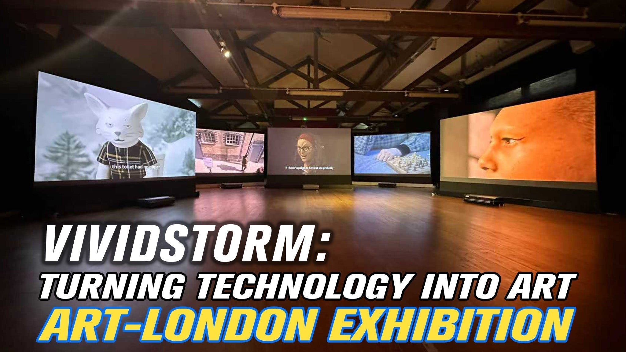 The Boundary Between Technology and Art Is Disappearing: VIVIDSTORM Elevates Shan Hua’s London Exhibition