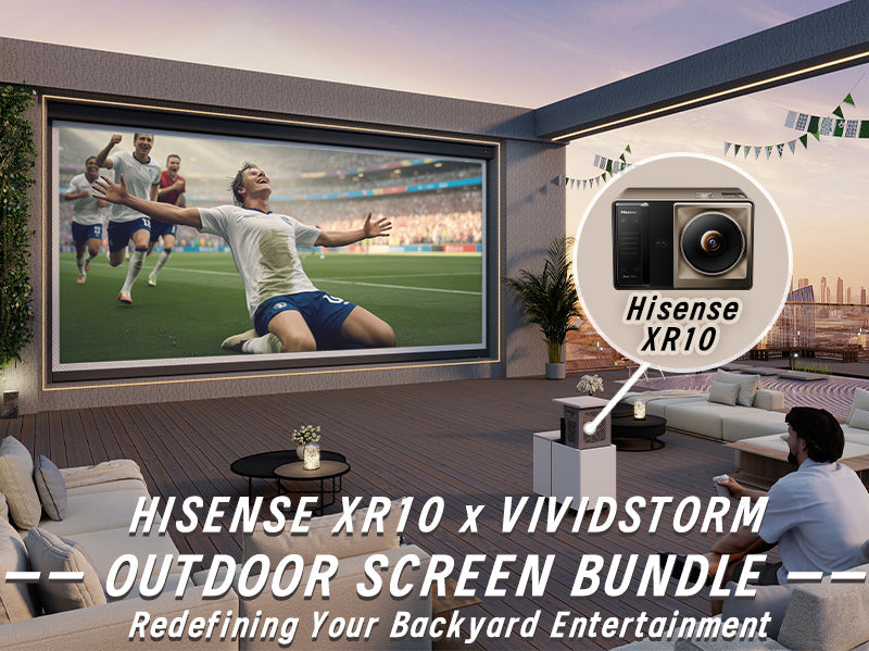 Beyond Boundaries: The Ultimate Outdoor Cinema Bundle — Hisense XR10 x VIVIDSTORM