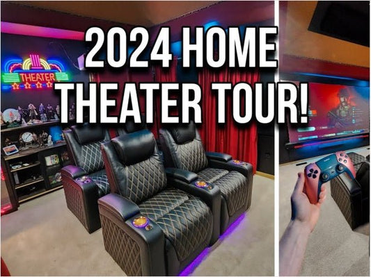 Our ULTIMATE 120" Home Theater - Updated 2024 TOUR - Gaming & Movies - VIVIDSTORM