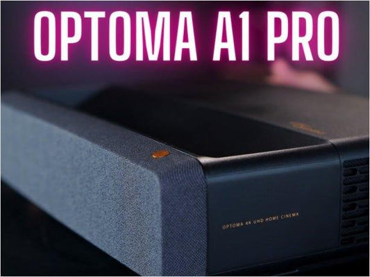 IDEAL PARA GAMES E 3D - OPTOMA A1 PRO 4K - VIVIDSTORM