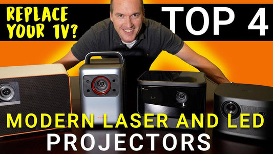 Can a Laser Projector REPLACE your TV? Top 4 Modern TV Replacement 4K Laser and LED Projectors - VIVIDSTORM