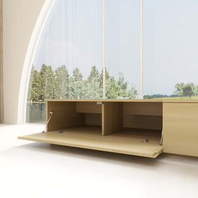 VIVIDSTORM Bundle-Projector&Screen&2025 New VIVIDSTORM Motorised Laser TV Cabinet Barcelona Mark III
