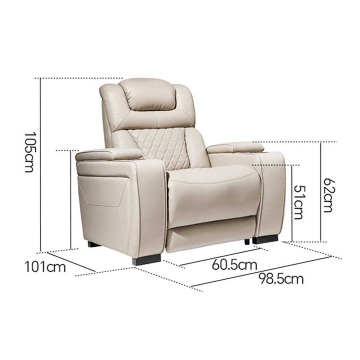 VIVIDSTORM Divino Luxury Home Theater Lounge Recliner