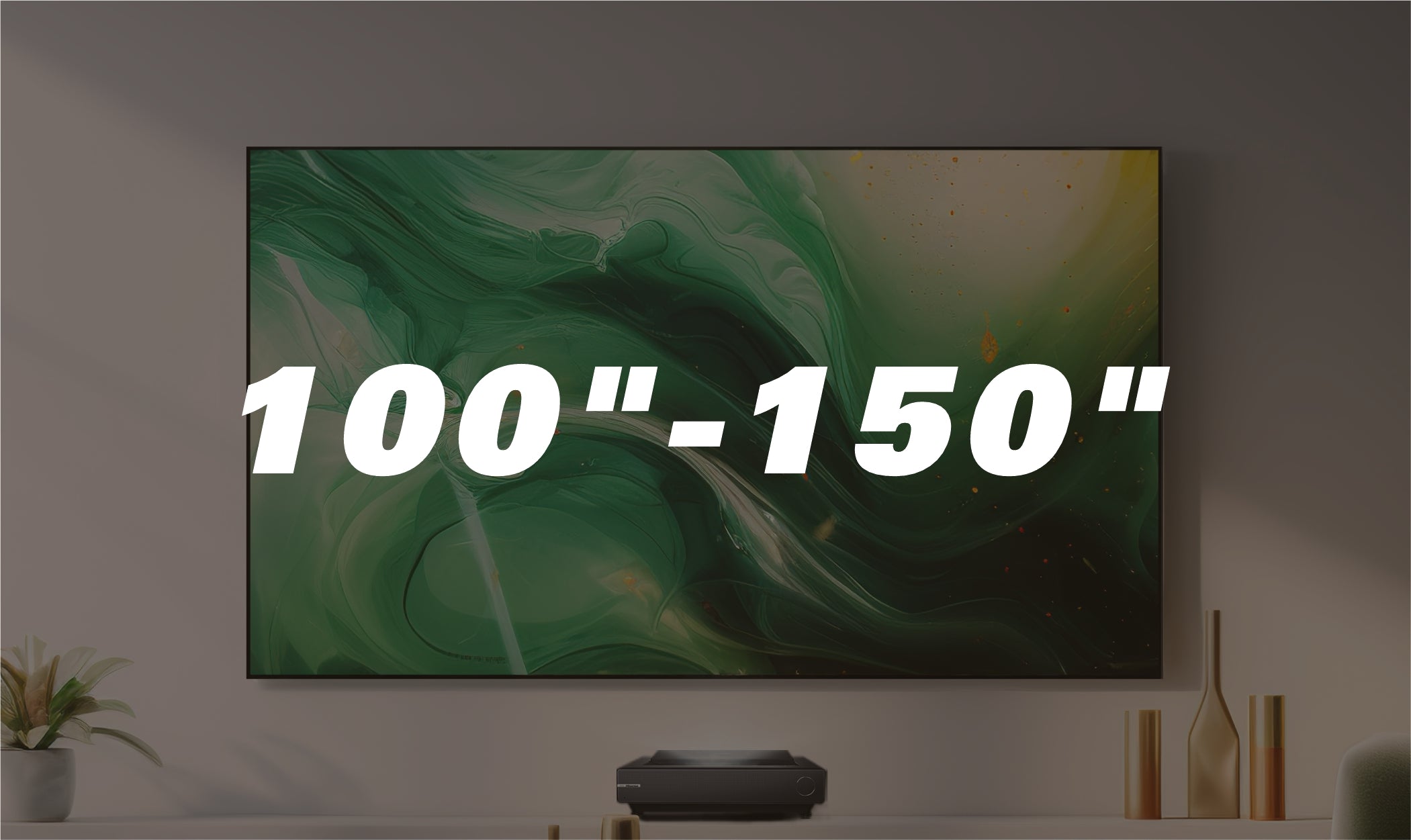 XGIMI AURA- 4K 超短焦点プロジェクター 2400 ANSI lumens