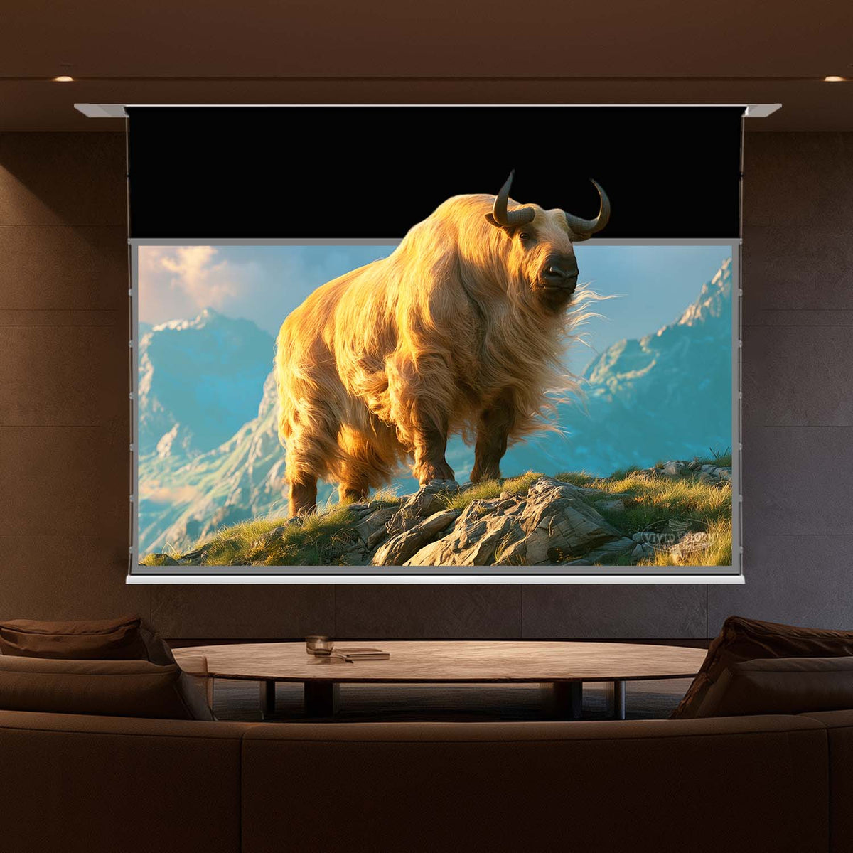 VIVIDSTORM PHANTOM Recessed In-Ceiling Silux Pro Motorized Fresnel UST ALR Projector Screen Pre-order