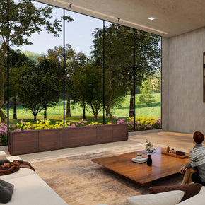 VIVIDSTORM Bundle-Projector&Screen&2025 New VIVIDSTORM Motorised Laser TV Cabinet Vienna