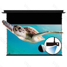 VIVIDSTORM PHANTOM Recessed In-Ceiling Motorized Tension UST ALR Projector screen - VIVIDSTORM