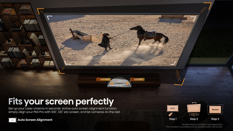 Hisense PX4-PRO, Triple Laser, Home Theater UST Projector (up to 200