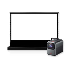 BUNDLE Anker Nebula X1 Projector & VIVIDSTORM S White Cinema Motorized Tension Floor Rising Projector screen Pre-Order