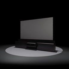 Newest VIVIDSTORM Bundle-Projector&Screen&Fully Concealed Motorised Laser TV Cabinet Paris - VIVIDSTORM