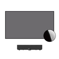 BUNDLE Formovie Theater Premium Laser 4K TV Ultra Short Throw Projector & VIVIDSTORM CineVision Pro Fixed Frame UST ALR Projector Screen - VIVIDSTORM