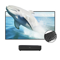 BUNDLE Hisense PL1 Projector & VIVIDSTORM CineVision Pro Fixed Frame Fresnel UST ALR Projector Screen - VIVIDSTORM