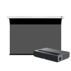 Pack cinéma Premium Laser 4K TV Projecteur à focale ultra courte et écran de projection VIVIDSTORM PRO/PRO A/PRO P/PRO PA Slimline Motorisé Tension UST ALR 